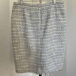 Calvin Klein Black and White Pencil Skirt